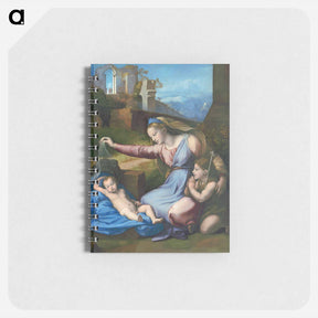 アートメモ帳-Madonna and Child - ラファエロ サンティ Memo.