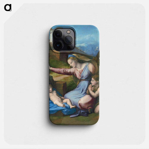 Madonna and Child - ラファエロ サンティ Phone Case.