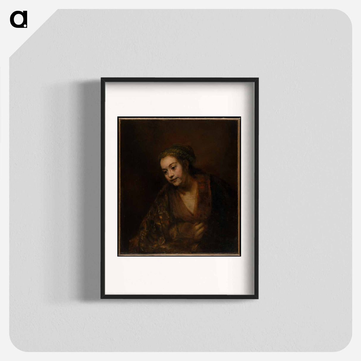 Hendrickje Stoffels - Rembrandt van Rijn Poster.