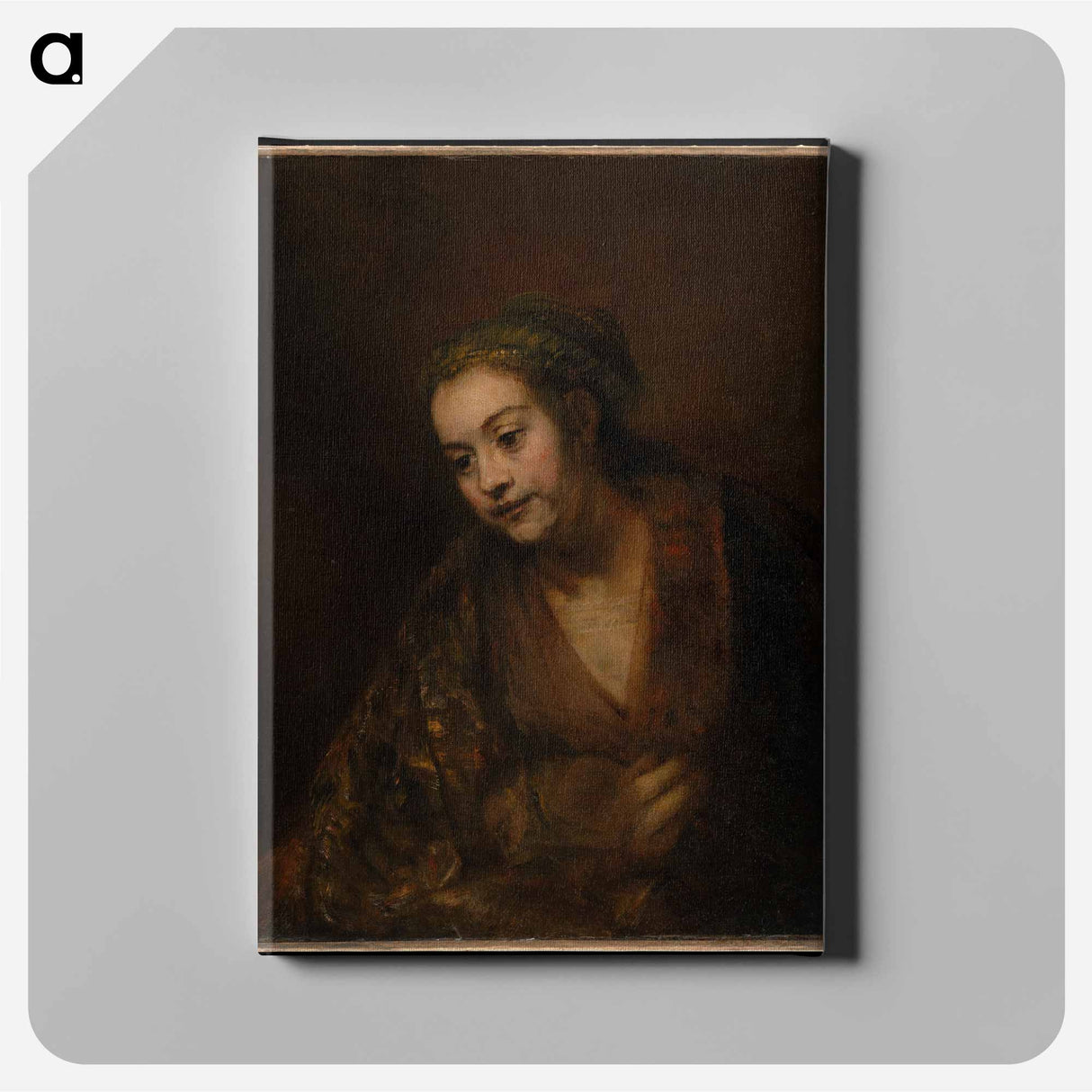 Hendrickje Stoffels - Rembrandt van Rijn Canvas.