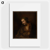 Hendrickje Stoffels - Rembrandt van Rijn Poster.