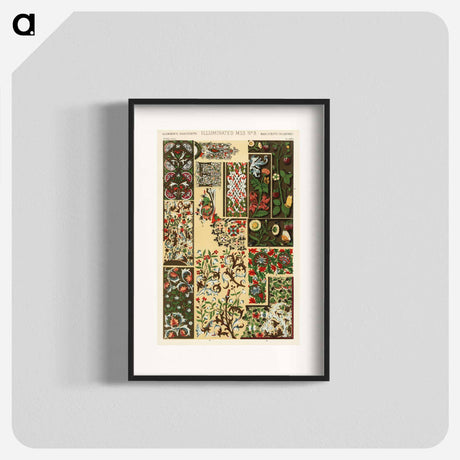 アートポスター-Nineteenth-Century Ornament Pattern
 - 装飾の文法 Poster.