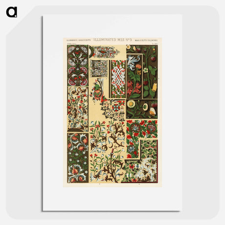 アートポスター-Nineteenth-Century Ornament Pattern
 - 装飾の文法 Poster.