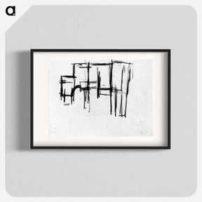 アートポスター-Composition (The Cow) - テオ ファン ドゥースブルフ Poster.