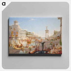 アートパネル-The Course of Empire: The Consummation of the Empire - トーマス コール Canvas.