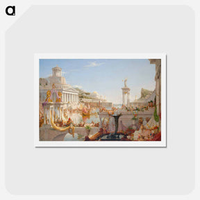 アートポストカード-The Course of Empire: The Consummation of the Empire - トーマス コール Postcard.