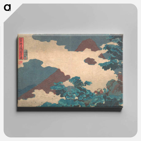 アートパネル-Mount Asama - 歌川 国芳 Canvas.