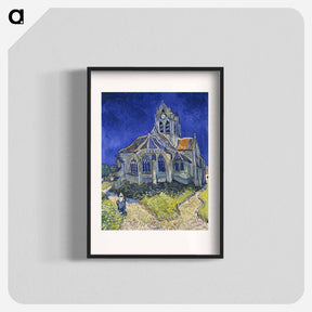 アートポスター-The Church at Auvers - フィンセント ファン ゴッホ Poster.