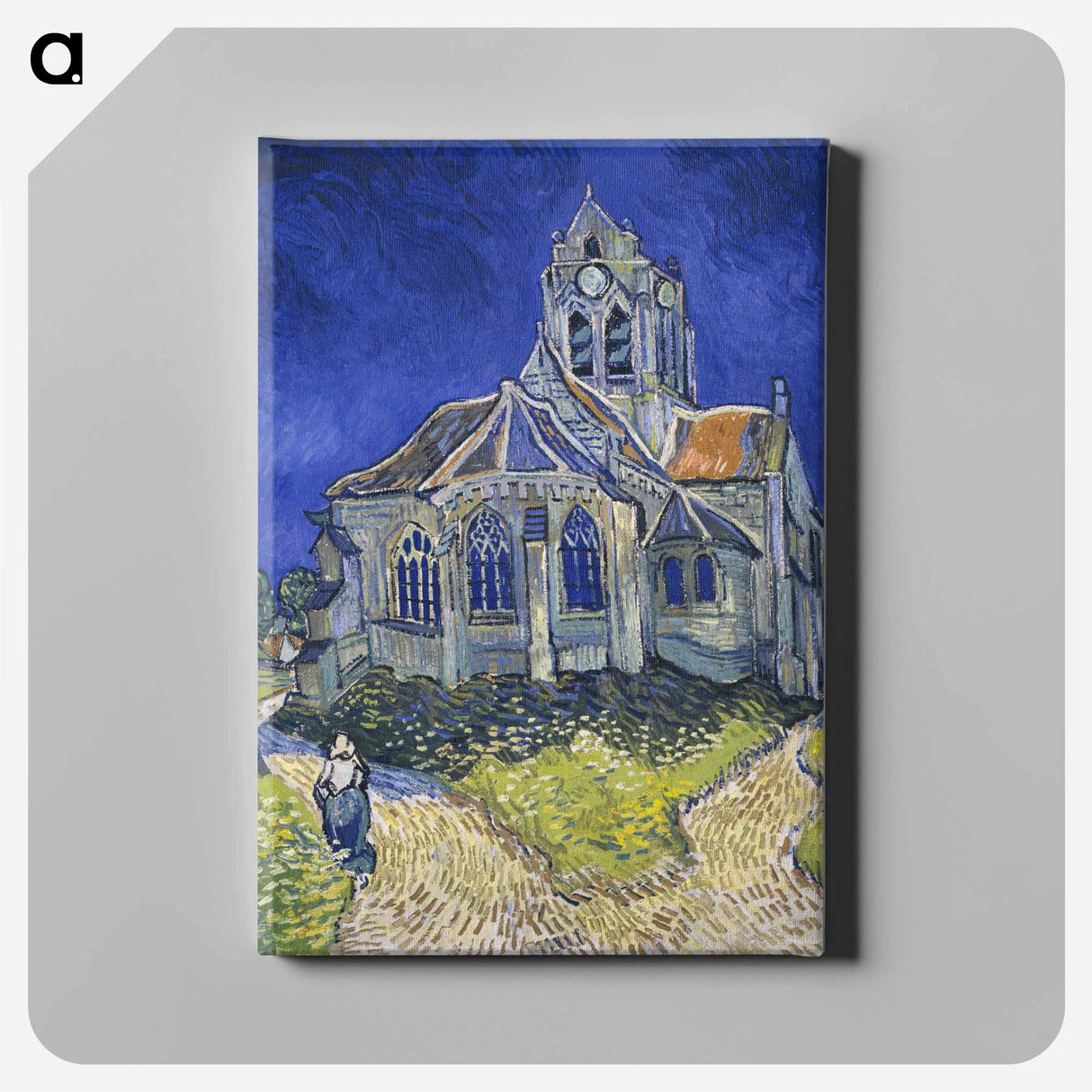 The Church at Auvers - フィンセント ファン ゴッホ Canvas.