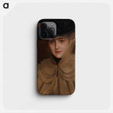 Portrait of a young woman - アルバート エーデルフェルト Phone Case.