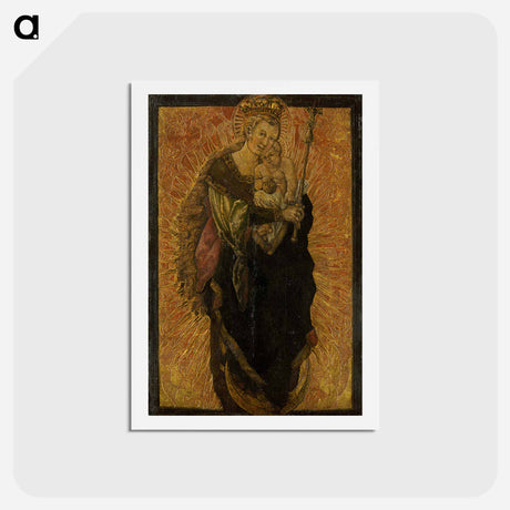 アートポストカード-Madonna - アルブレヒト デューラー Postcard.