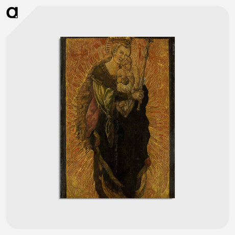 アートポストカード-Madonna - アルブレヒト デューラー Postcard.