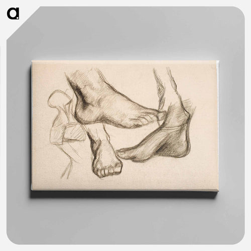 Jalkaharjoitelmia - アルフレッド ウィリアム フィンチ Canvas.