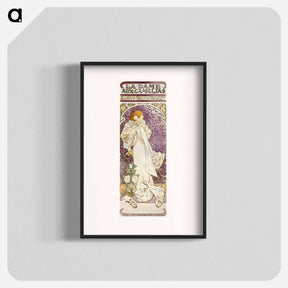 アートポスター-La Dame Aux Camélias - アルフォンス ミュシャ Poster.