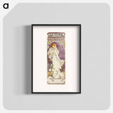 La Dame Aux Camélias - Alphonse Mucha Poster.