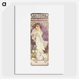 La Dame Aux Camélias - アルフォンス ミュシャ Poster.