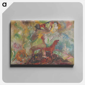 アートパネル-Hunter - アーノルド ピーター ワイズ クビンチャン Canvas.