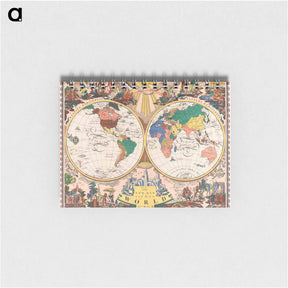 アートメモ帳-The New Map of the World
 - ボストン公共図書館 Memo.