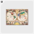 アートポストカード-The New Map of the World
 - ボストン公共図書館 Postcard.