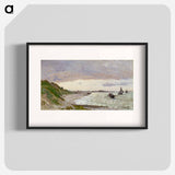 The Seashore at Sainte-Adresse - Claude Monet Poster.