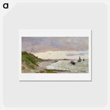 The Seashore at Sainte-Adresse - クロード モネ Postcard.