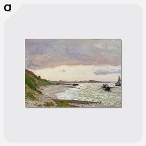 アートポストカード-The Seashore at Sainte-Adresse - クロード モネ Postcard.