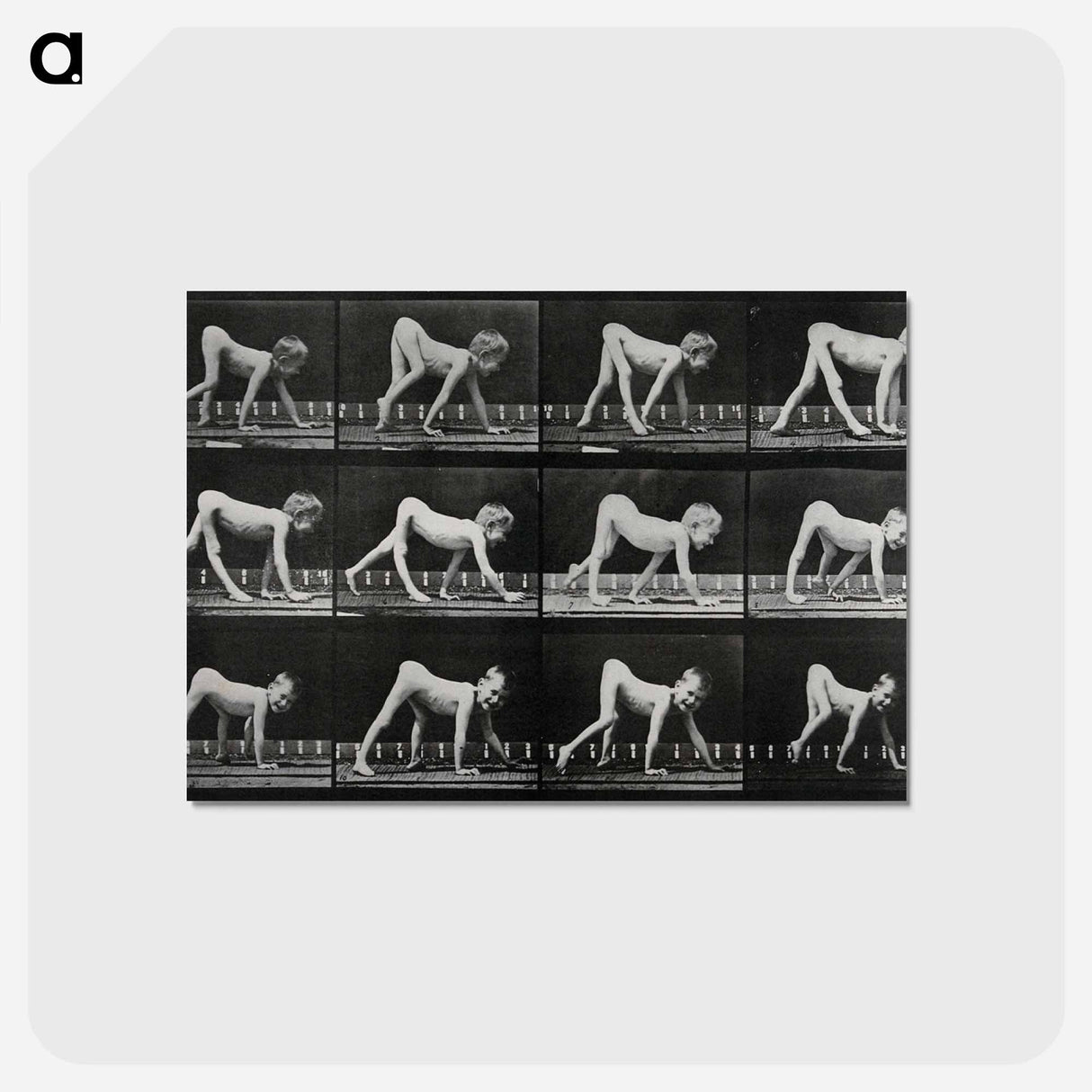 アートポストカード-Paralytic Child Walking
 - エドワード マイブリッジ Postcard.