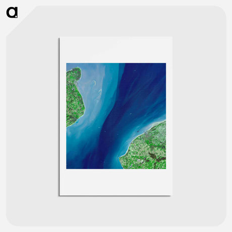 アートポストカード-The Channel Tunnel
 - 上空からの地球 Postcard.