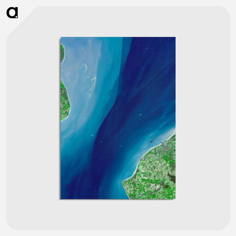 アートポストカード-The Channel Tunnel
 - 上空からの地球 Postcard.