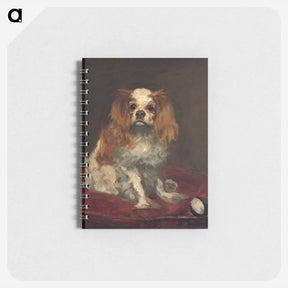 アートメモ帳-A King Charles Spaniel - エドゥアール マネ Memo.