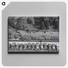アートパネル-A walk in the park, London - エリック リー ジョンソン Canvas.