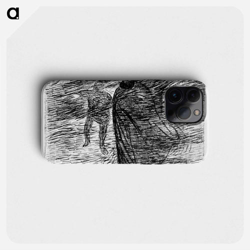 Spectre in the fog - エルンスト ハインリヒ バルラッハ Phone Case.