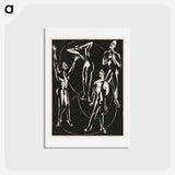 アートポストカード-Feelings - エルンスト ルートヴィヒ キルヒナー Postcard.