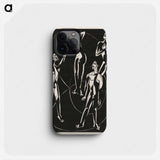 Feelings - Ernst Ludwig Kirchner Phone Case.