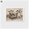 アートポストカード-Järkeä vai ei (con razon ó sin ella) - フランシスコ デ ゴヤ Postcard.