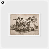 アートポストカード-Järkeä vai ei (con razon ó sin ella) - フランシスコ デ ゴヤ Postcard.