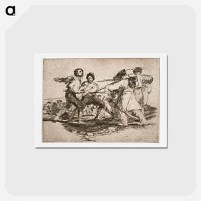アートポストカード-Järkeä vai ei (con razon ó sin ella) - フランシスコ デ ゴヤ Postcard.