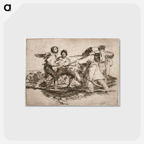 アートポストカード-Järkeä vai ei (con razon ó sin ella) - フランシスコ デ ゴヤ Postcard.