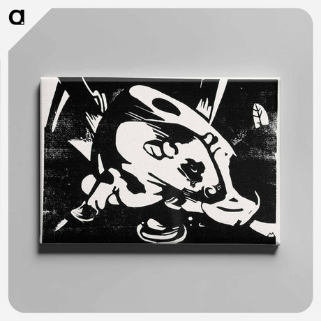 アートパネル-The bull - フランツ マルク Canvas.