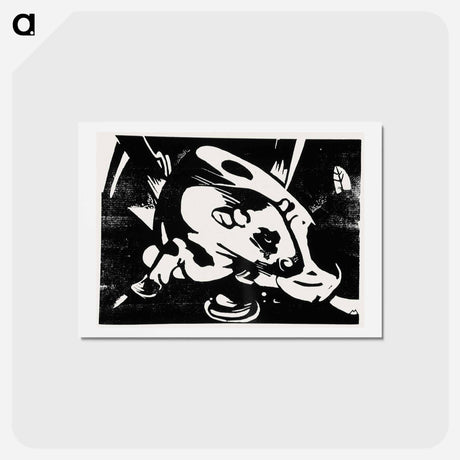 アートポストカード-The bull - フランツ マルク Postcard.