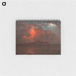 アートメモ帳-Evening on the Sea - フレデリック エドウィン チャーチ Memo.