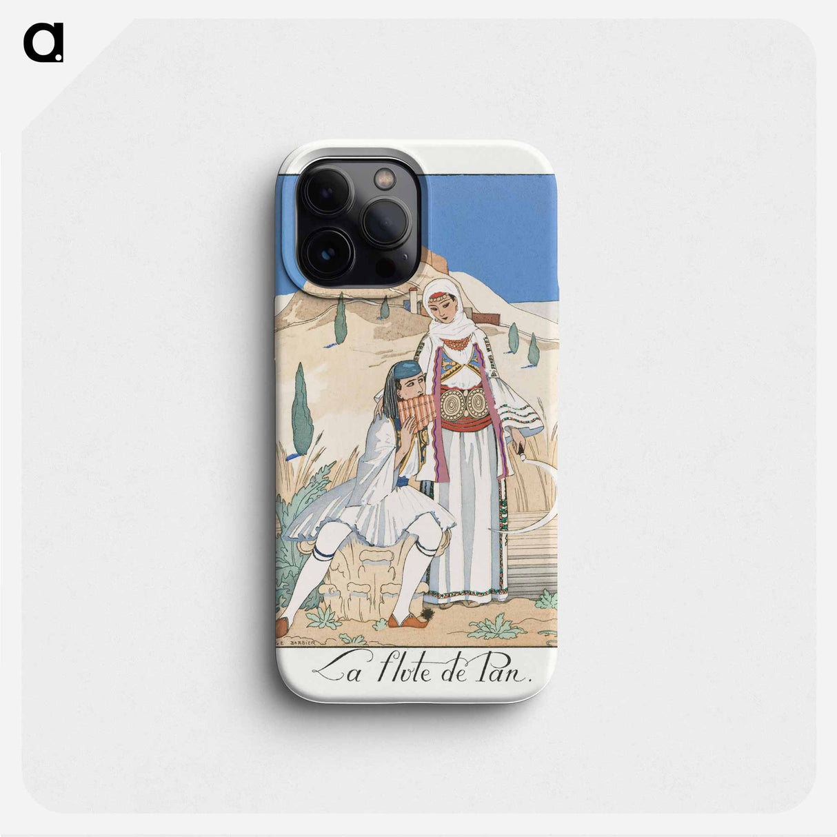 La flute de Pan - ジョルジュ バルビエ Phone Case.