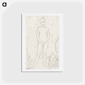 アートポストカード-The Models - ジョルジュ スーラ Postcard.