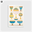 アートポストカード-Egyptian Vases
 - エジプト美術史 Postcard.