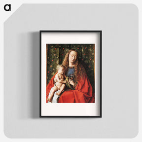 アートポスター-The Madonna of Canon van der Paele (detail) - ヤン ファン エイク Poster.