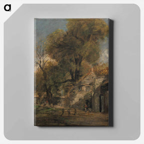 アートパネル-Harnham Gate, Salisbury
 - ジョン コンスタブル Canvas.