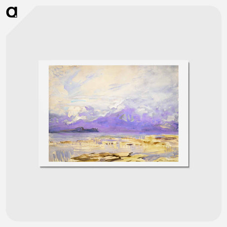 アートポストカード-Sirmione - ジョン シンガー サージェント Postcard.