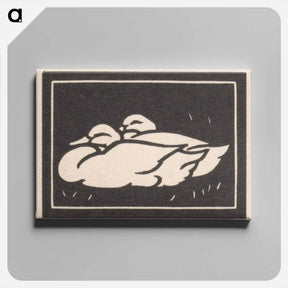 アートパネル-Twee eenden - ユリー デ フラーハ Canvas.