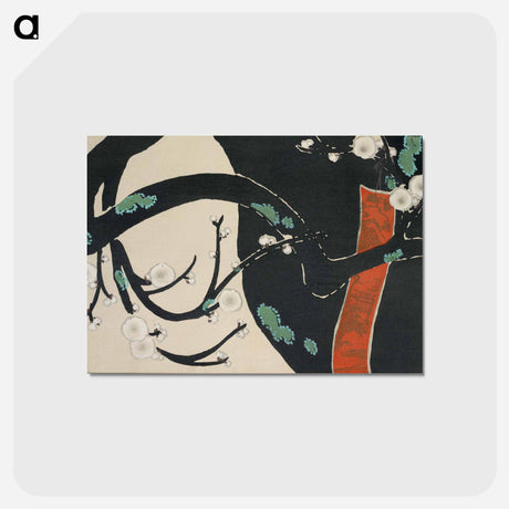 アートポストカード-Tree from Momoyogusa–Flowers of a Hundred Generations - 神坂 雪佳 Postcard.