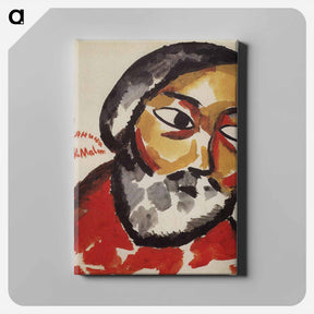 アートパネル-Study for Portrait of a Peasant - カジミール マレーヴィチ Canvas.